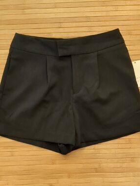 A New Day Target Women's Black Pleated Dress Shorts, Size 4, NEW nwt
